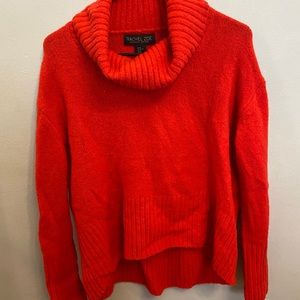 Bright Red Cowl Neck XS
